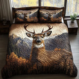 Parure de lit matelassée 3 pièces – Animaux de la forêt