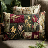 Housse de coussin matelassée – Rêves de fleurs sauvages