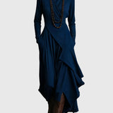 Violet | Robe Maxi Plissée | Maya Deauville