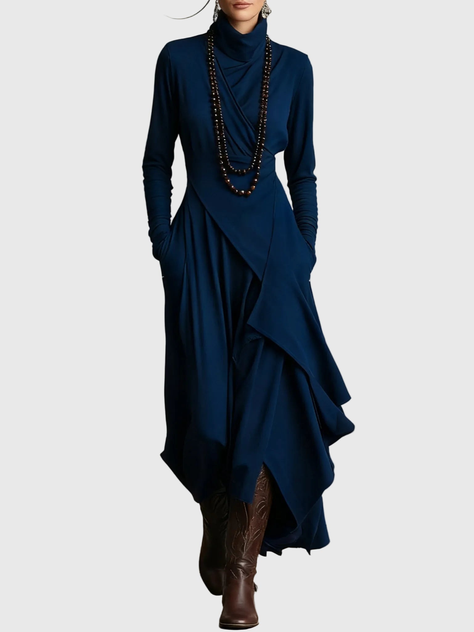 Violet | Robe Maxi Plissée | Maya Deauville