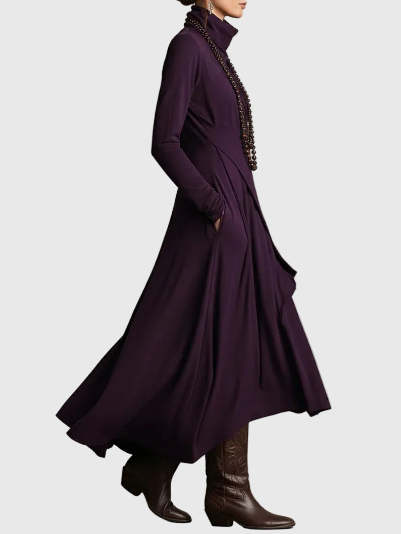 Violet | Robe Maxi Plissée | Maya Deauville
