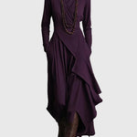 Violet | Robe Maxi Plissée | Maya Deauville