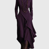 Violet | Robe Maxi Plissée | Maya Deauville