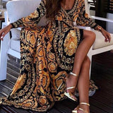 Faye™ | Robe imprimée bohème | Maya Deauville