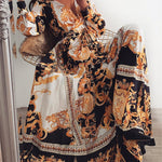 Faye™ | Robe imprimée bohème | Maya Deauville