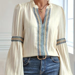 Jeffiner™ | Blouse en Dentelle Élégante | Maya Deauville