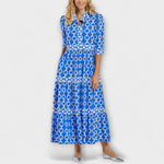 JULIANA | Robe midi avec motif chaîne | Maya Deauville