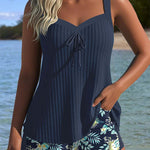 Lana® | Tankini rayée avec short de plage deux pièces | Maya Deauville