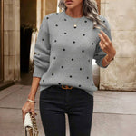 Noémie™ | Pull élégant à Pois | Maya Deauville
