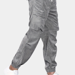 Rossi Roma™ | Pantalon cargo en velours côtelé | Maya Deauville