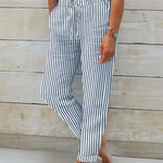 Faye™ | Pantalon rayé léger | Maya Deauville