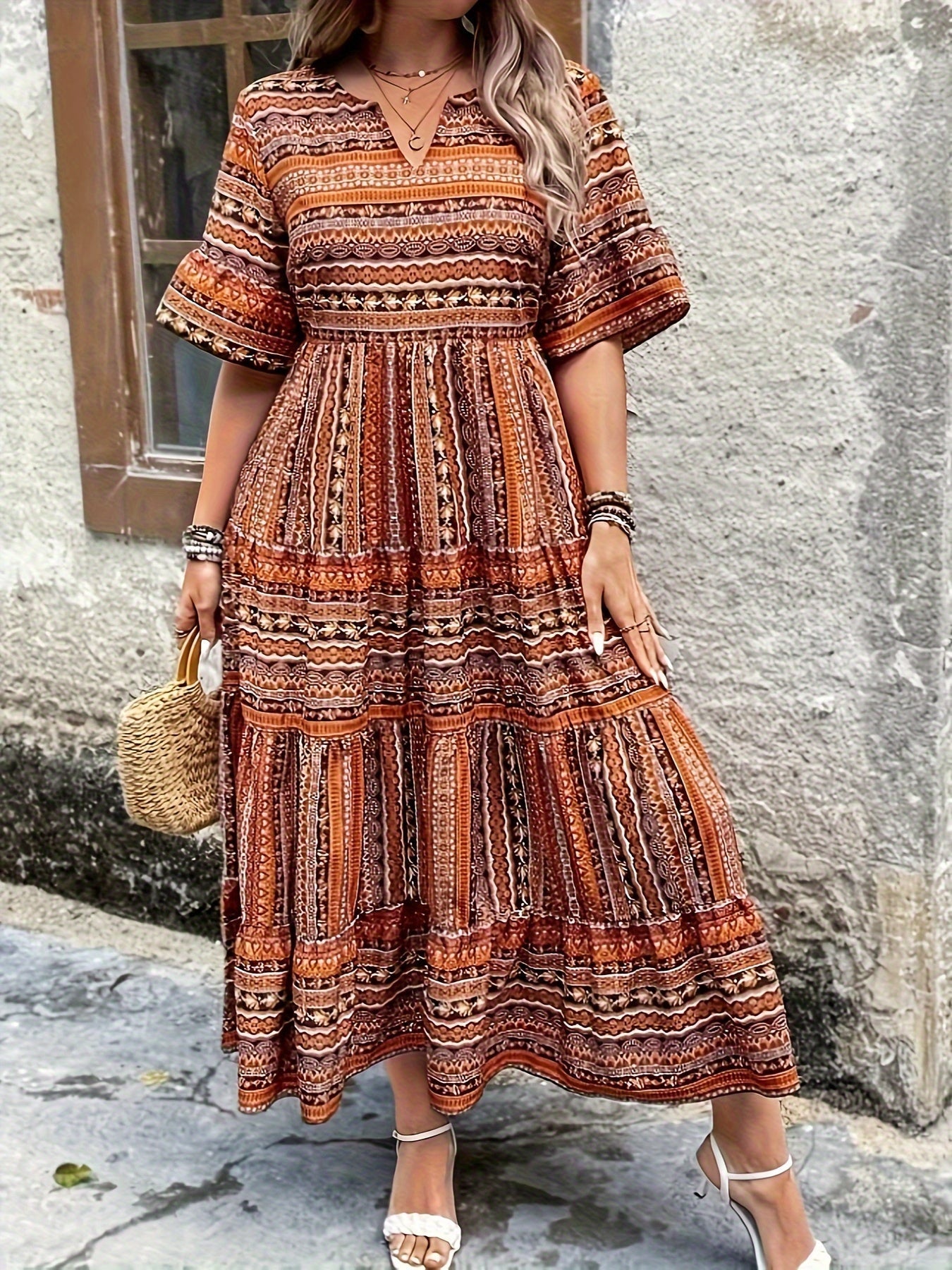 Joraine | Robe Ethnique Fluide | Maya Deauville