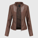 Giorgina™ | Veste en Cuir Élégante pour Femmes | Maya Deauville