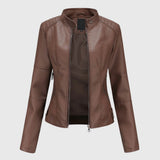 Giorgina™ | Veste en Cuir Élégante pour Femmes | Maya Deauville