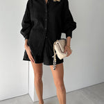Elizabeth | Ensemble Chemise et Shorts Léger | Maya Deauville