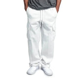 Kenia Blanco™ | Pantalon cargo en polaire pour homme | Maya Deauville
