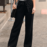 Joleen | Pantalon Détente Femme Avec Cordon Et taille élastique | Maya Deauville