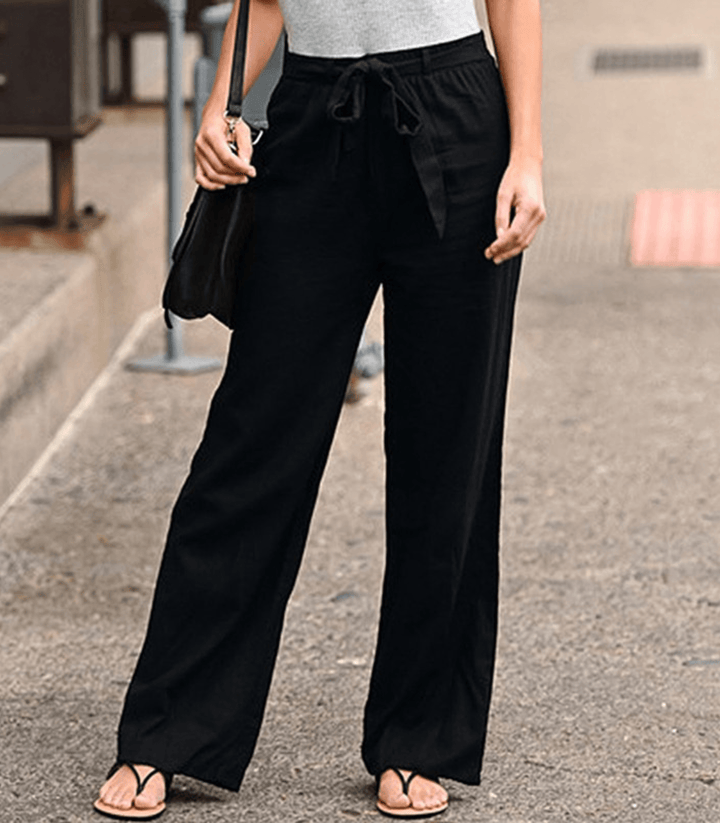 Joleen | Pantalon Détente Femme Avec Cordon Et taille élastique | Maya Deauville