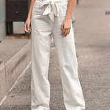 Joleen | Pantalon Détente Femme Avec Cordon Et taille élastique | Maya Deauville
