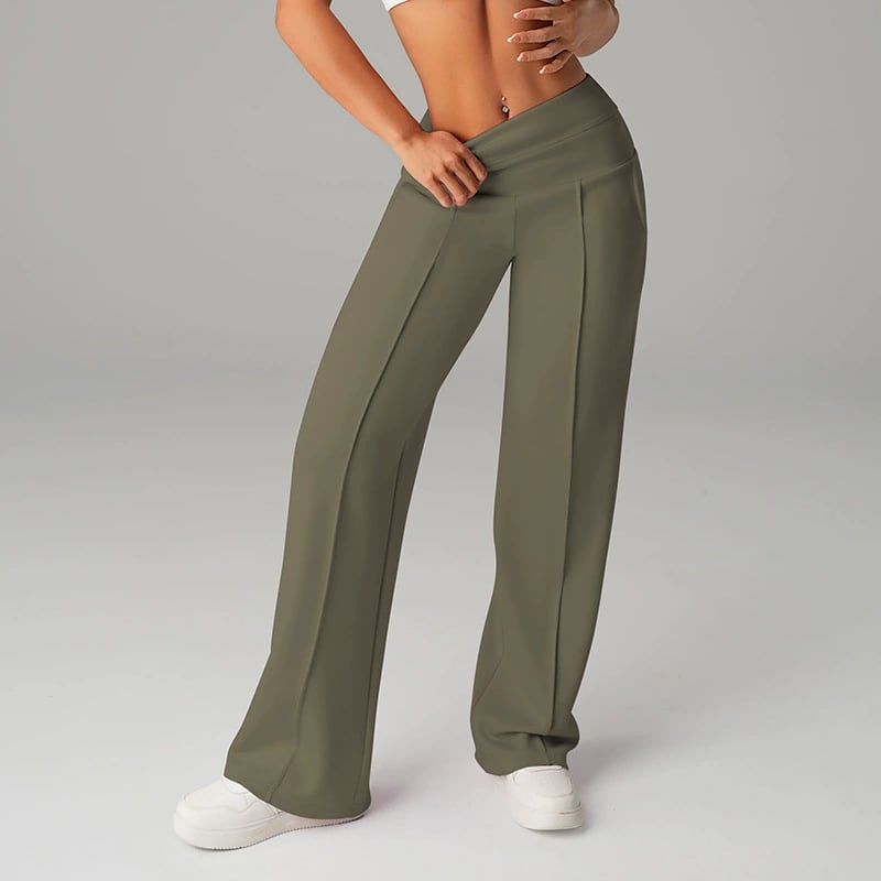 Florence™ — Pantalon large taille haute confortable | Maya Deauville