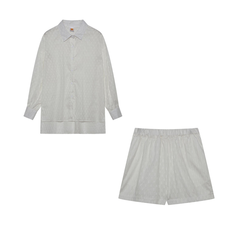 Elizabeth | Ensemble Chemise et Shorts Léger | Maya Deauville
