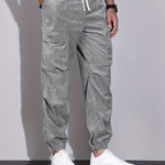 Rossi Roma™ | Pantalon cargo en velours côtelé | Maya Deauville