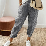 Leura™ | Pantalon Rayé Chic | Maya Deauville