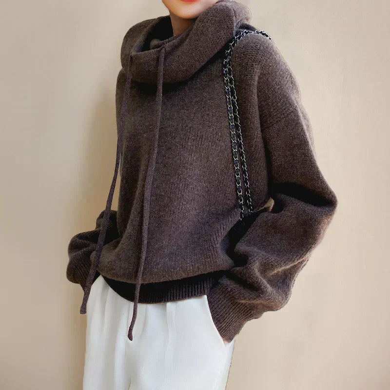 Louise™ | sweat à capuche Douce en Tricot | Maya Deauville