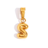 Collier Lettre Bubble Chic | Maya Deauville