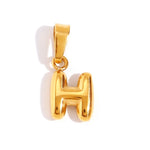 Collier Lettre Bubble Chic | Maya Deauville