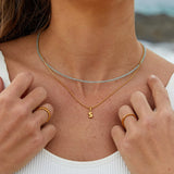 Collier Lettre Bubble Chic | Maya Deauville