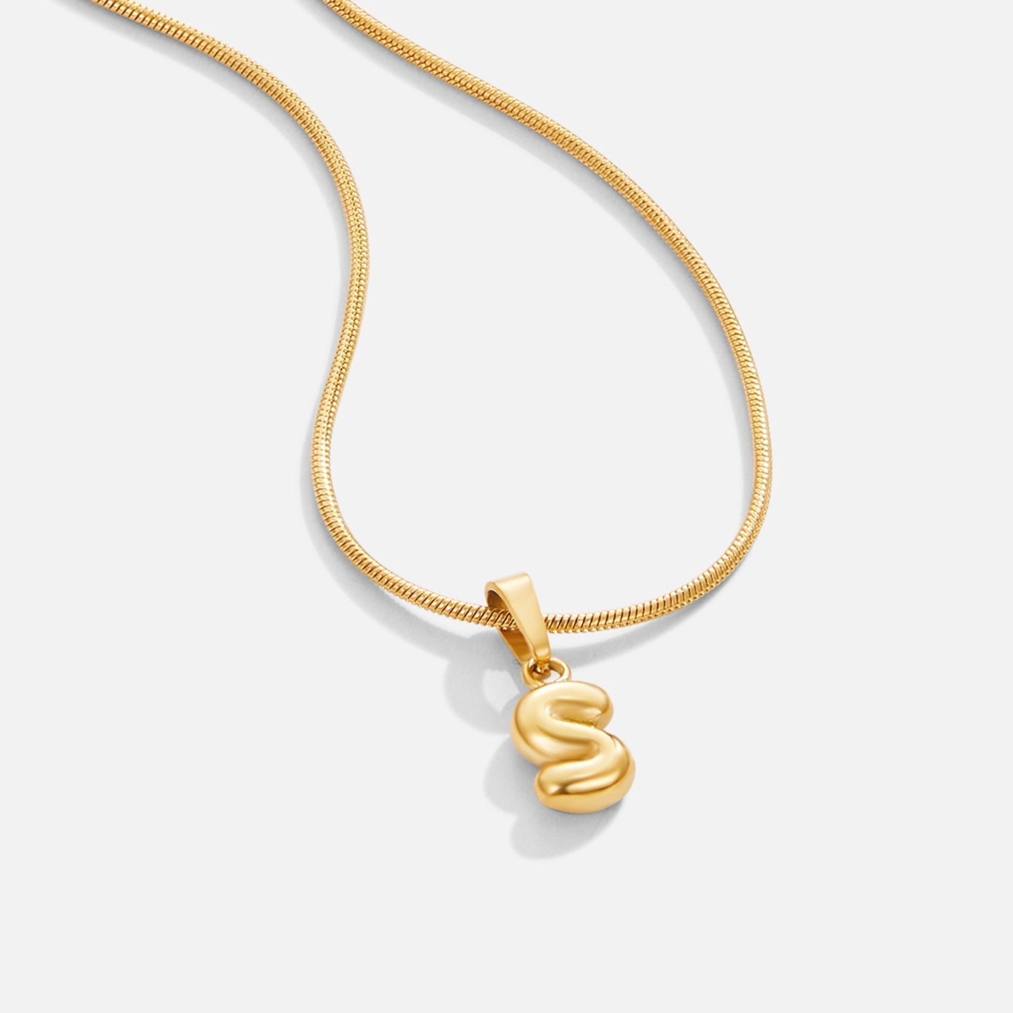 Collier Lettre Bubble Chic | Maya Deauville