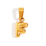 Collier Lettre Bubble Chic | Maya Deauville