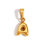 Collier Lettre Bubble Chic | Maya Deauville