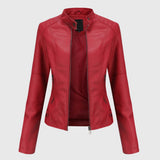 Giorgina™ | Veste en Cuir Élégante pour Femmes | Maya Deauville