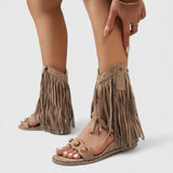 Eira | Sandales à Franges Chic | Maya Deauville