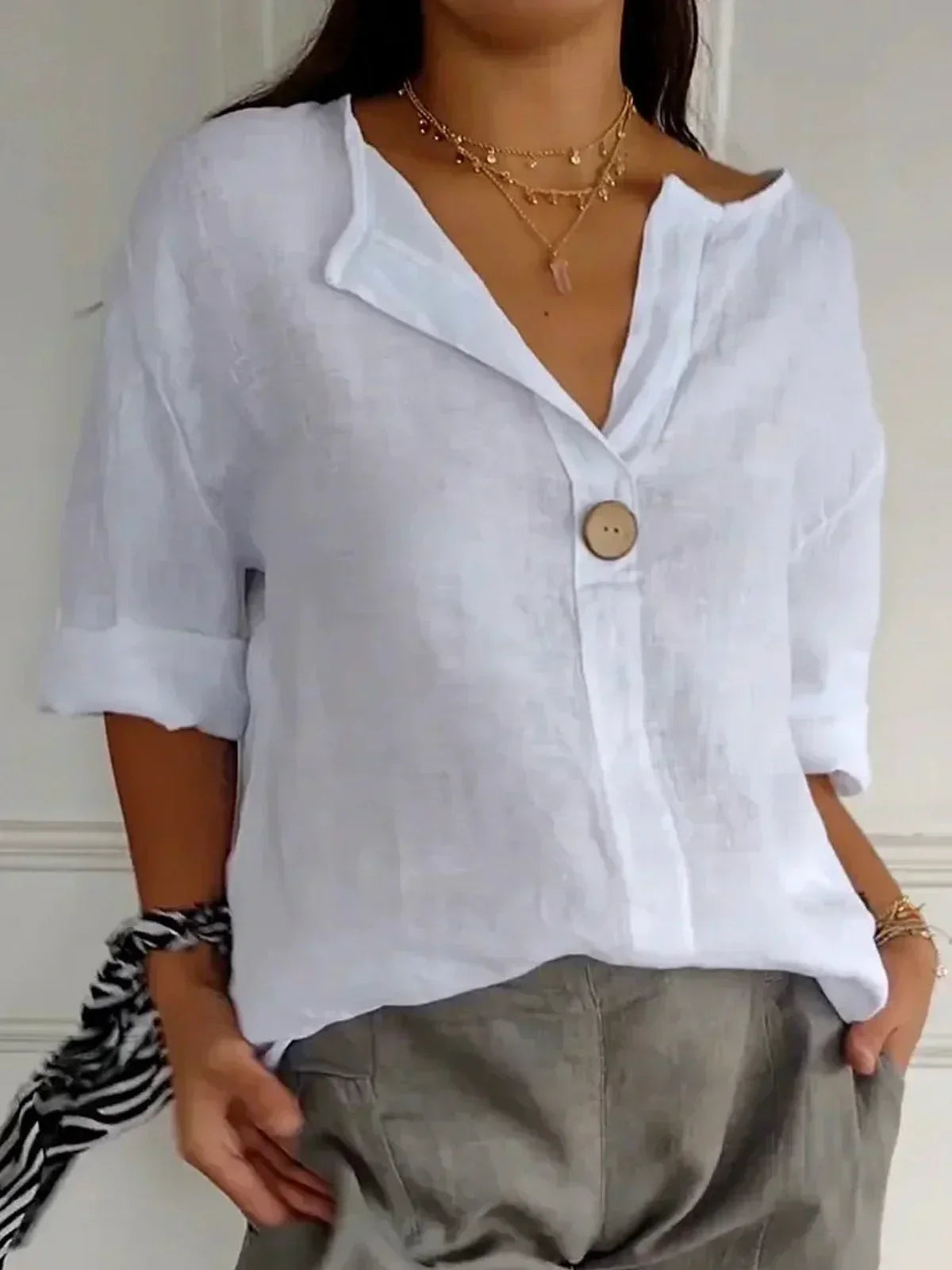 Charlize™ | Blouse Élégante et Confortable | Maya Deauville
