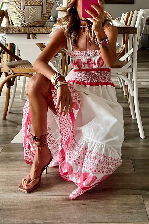 Rianna | Robe Maxi Bohémienne d’Été | Maya Deauville