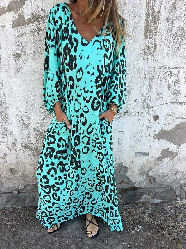 Jessa | Robe Maxi Léopard | Maya Deauville