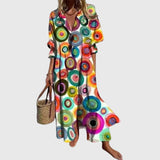 Zariah | Robe Maxi Bohémienne Élégante | Maya Deauville