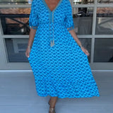 Felicity | Robe des Vagues Côtières | Maya Deauville