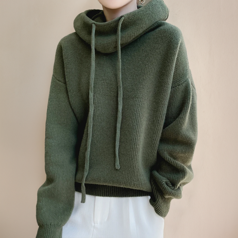 Louise™ | sweat à capuche Douce en Tricot | Maya Deauville