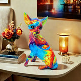 Lampe de table Chihuahua en résine