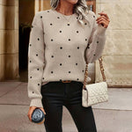 Noémie™ | Pull élégant à Pois | Maya Deauville
