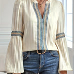 Jeffiner™ | Blouse en Dentelle Élégante | Maya Deauville