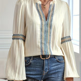 Jeffiner™ | Blouse en Dentelle Élégante | Maya Deauville