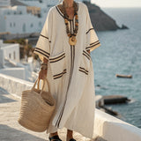 Robe Ample "Céleste" avec Détails Bohèmes | Maya Deauville
