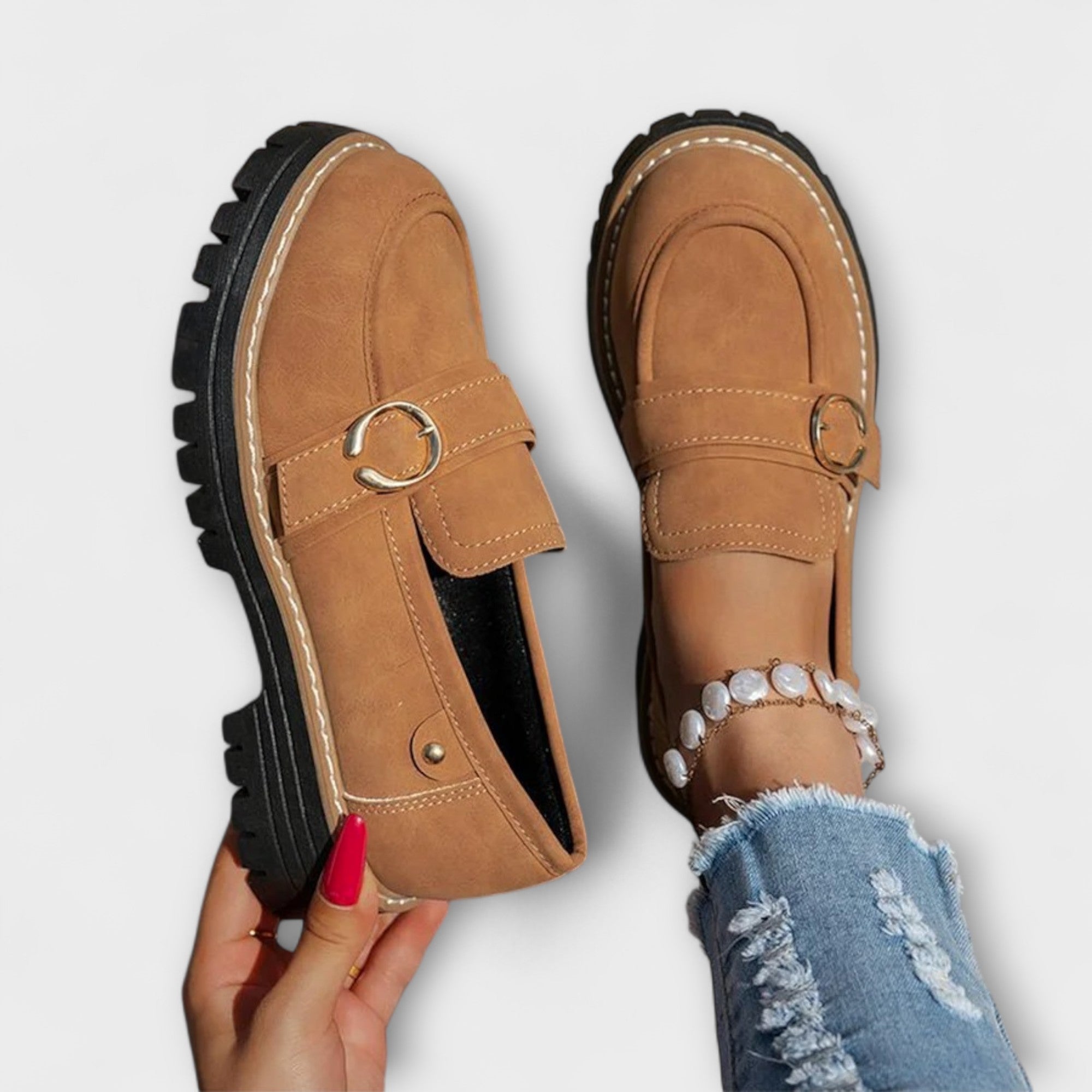 Lora™ | Mocassins décontractés à bout rond | Maya Deauville