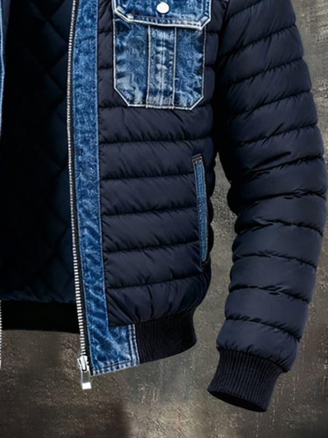 KÉVIN™ | Veste doublée denim classique | Maya Deauville