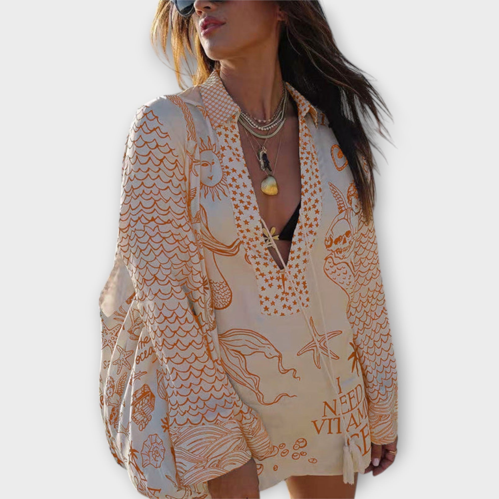 Siandra | Robe Détendue de Plage | Maya Deauville